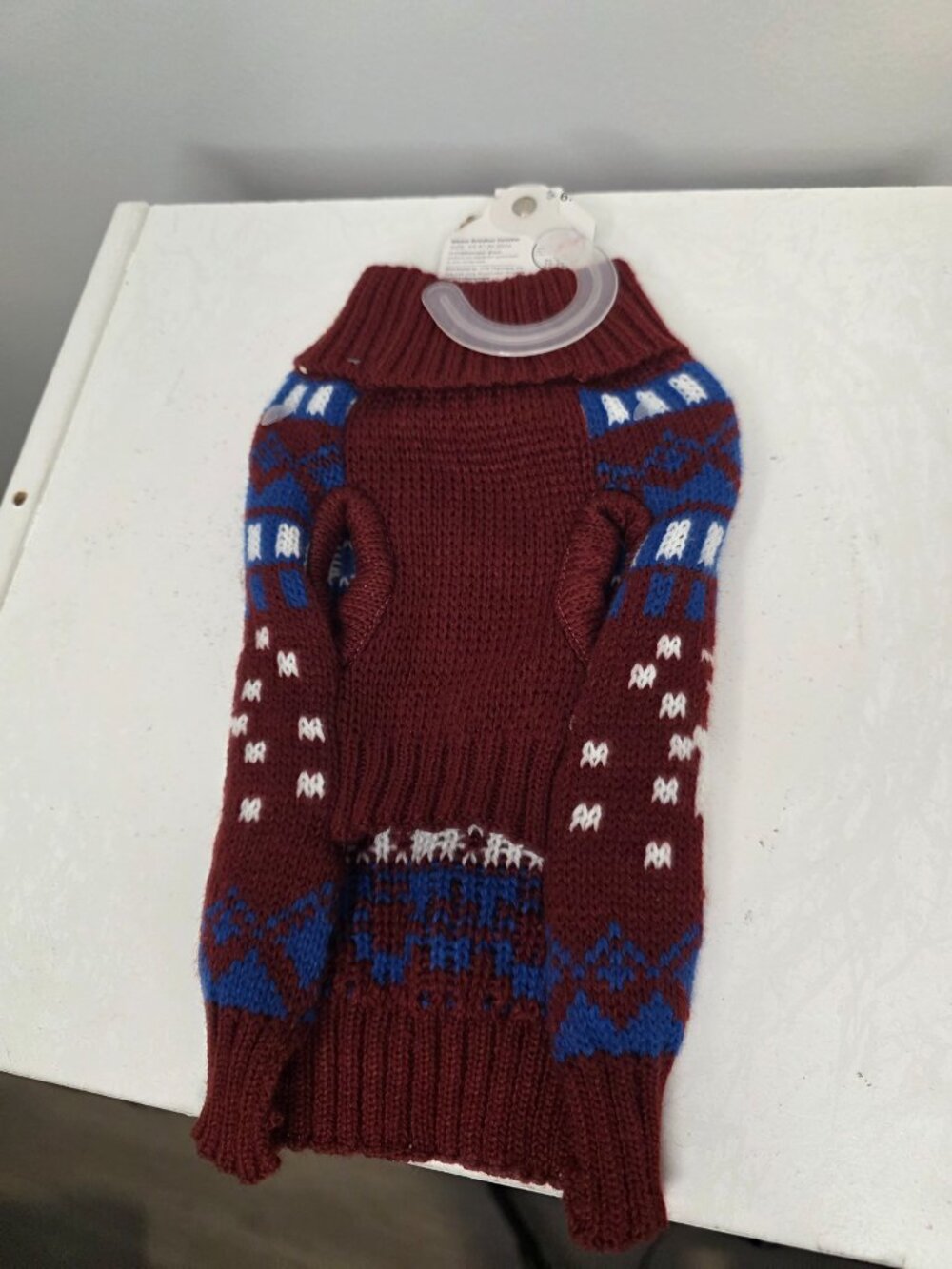 Pet Central Knitted Winter Reindeer Dog Sweater Size XS NWT - Picture 2 of 5